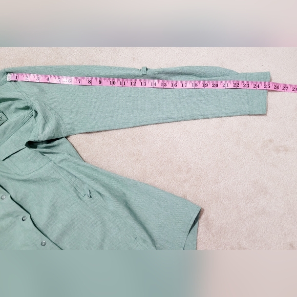 Duluth Trading SPF Women’s Sol Survivor Sun Protection Shirt Green Size Medium - Picture 9 of 11